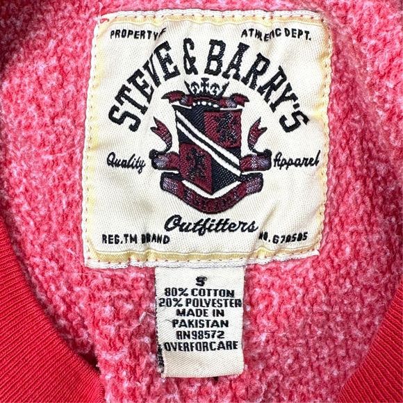 Vintage 90’s Steve & Barry’s Wisconsin Badgers Crew Neck Sweatshirt - Size Small - Picture 4 of 4